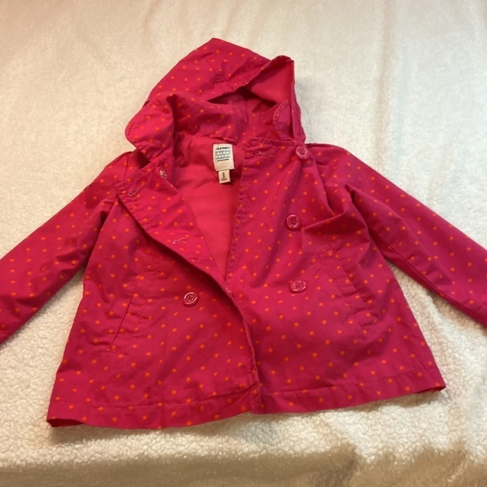 Old Navy Spring Hooded Rain Jacket 4T